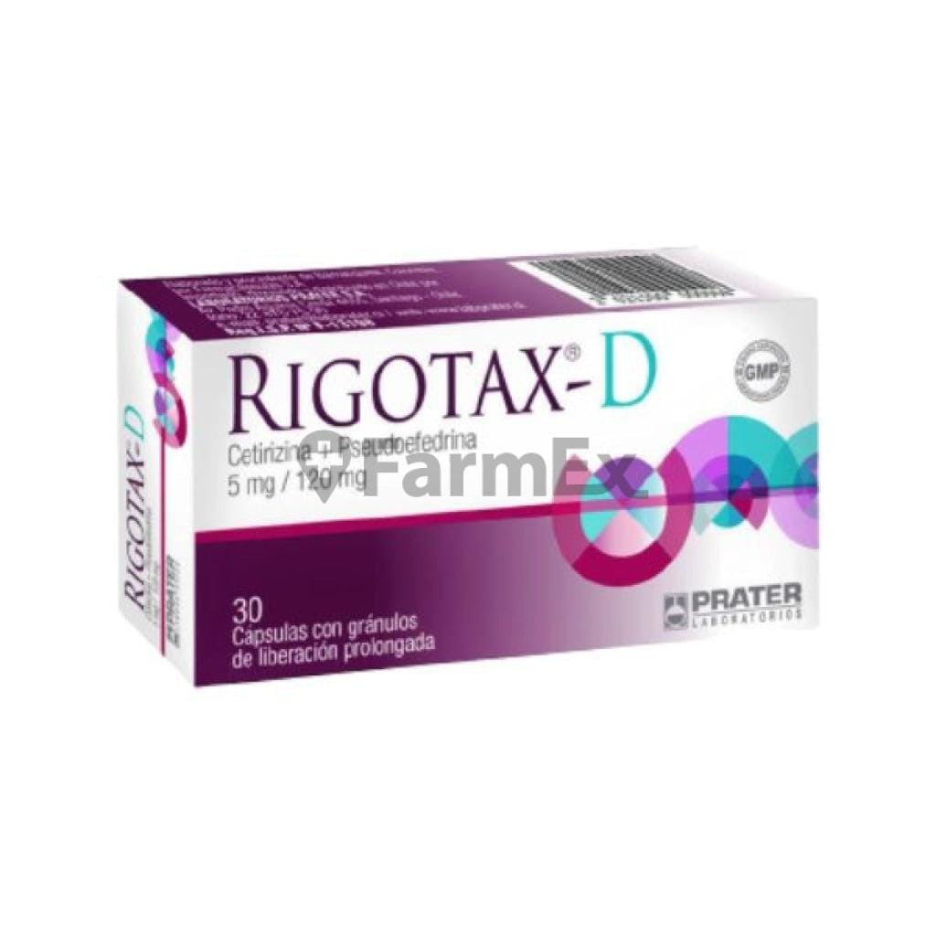Rigotax D x 30 cápsulas Farmex-Pluxee-Persistente